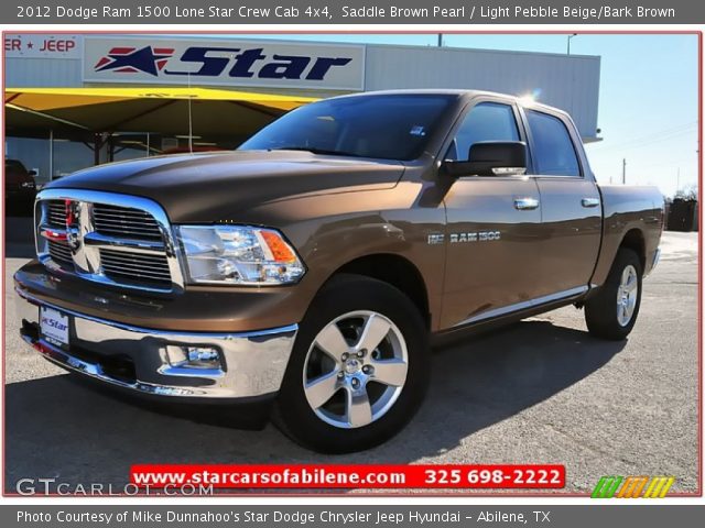 2012 Dodge Ram 1500 Lone Star Crew Cab 4x4 in Saddle Brown Pearl