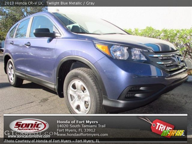 2013 Honda CR-V LX in Twilight Blue Metallic