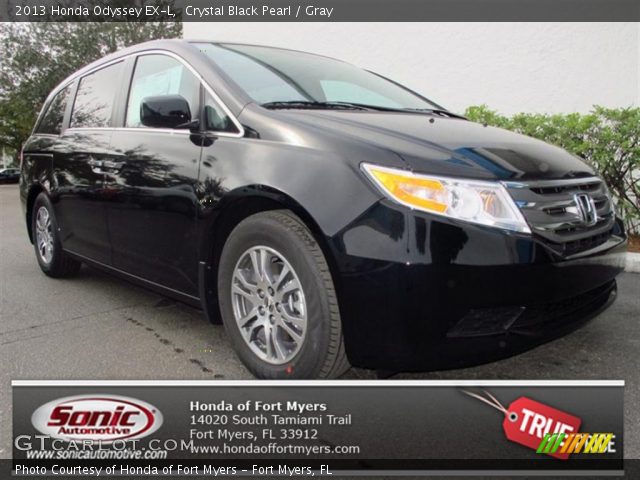2013 Honda Odyssey EX-L in Crystal Black Pearl
