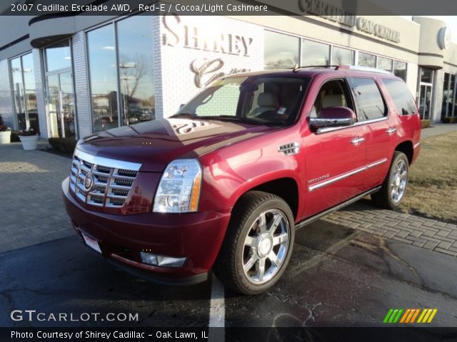 2007 Cadillac Escalade AWD in Red-E