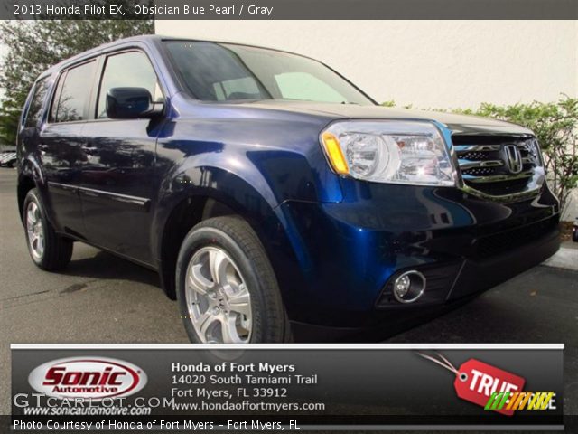 2013 Honda Pilot EX in Obsidian Blue Pearl