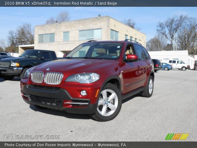2010 BMW X5 xDrive35d in Vermilion Red Metallic