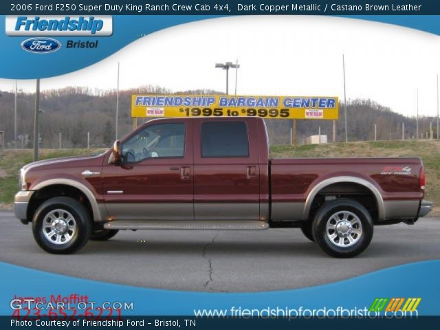 2006 Ford F250 Super Duty King Ranch Crew Cab 4x4 in Dark Copper Metallic
