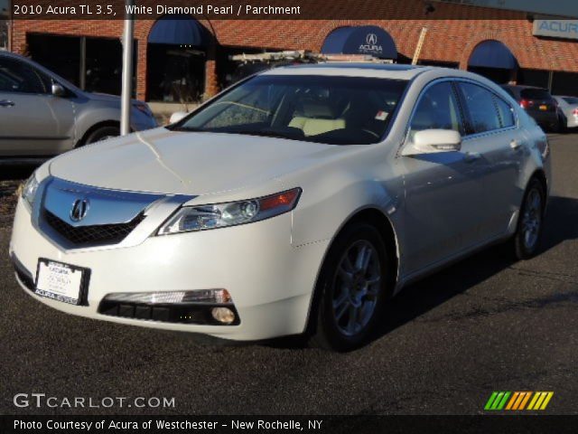 2010 Acura TL 3.5 in White Diamond Pearl