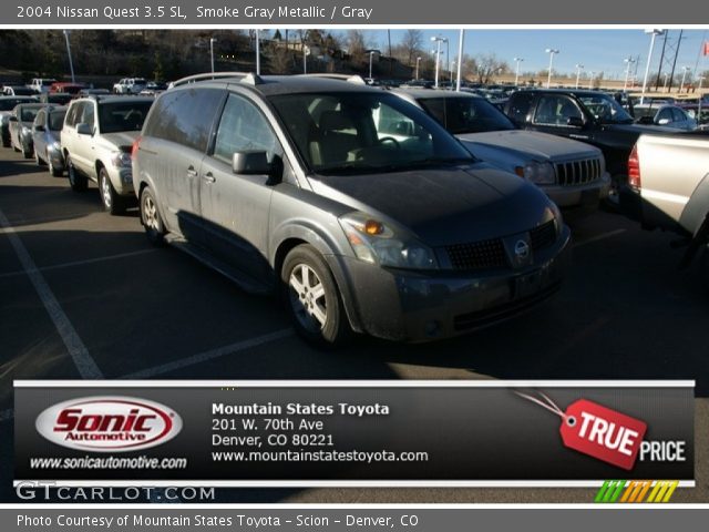 2004 Nissan Quest 3.5 SL in Smoke Gray Metallic