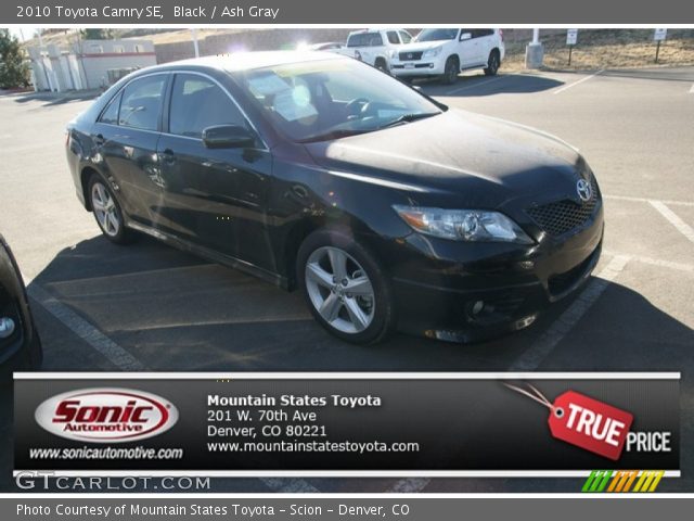 2010 Toyota Camry SE in Black