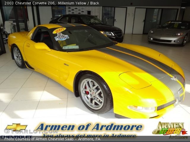 2003 Chevrolet Corvette Z06 in Millenium Yellow