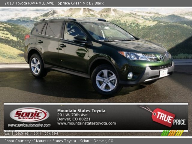 2013 Toyota RAV4 XLE AWD in Spruce Green Mica