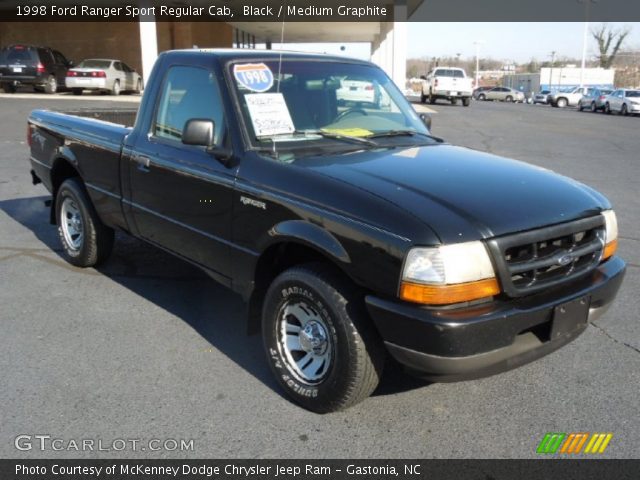 1998 Ford Ranger Sport Regular Cab in Black