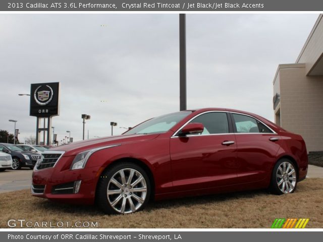 2013 Cadillac ATS 3.6L Performance in Crystal Red Tintcoat