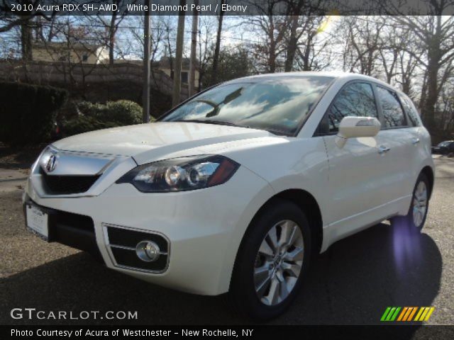 2010 Acura RDX SH-AWD in White Diamond Pearl