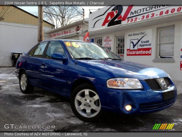 2006 Nissan Sentra 1.8 S in Sapphire Blue Metallic
