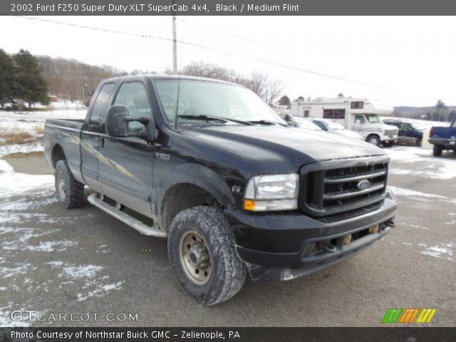 2002 Ford F250 Super Duty XLT SuperCab 4x4 in Black
