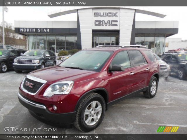 2008 GMC Acadia SLE AWD in Red Jewel