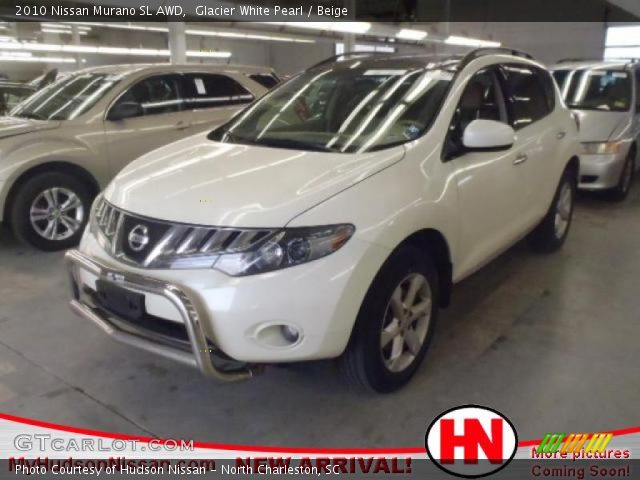 2010 Nissan Murano SL AWD in Glacier White Pearl