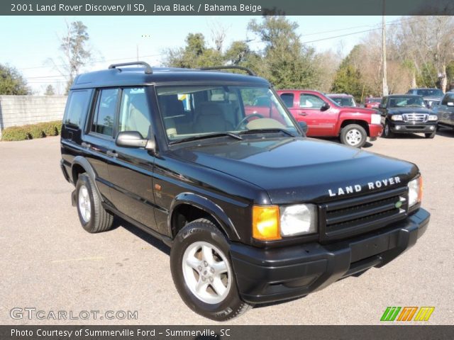 2001 Land Rover Discovery II SD in Java Black