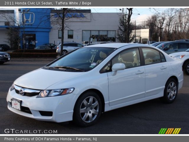 2011 Honda Civic LX Sedan in Taffeta White