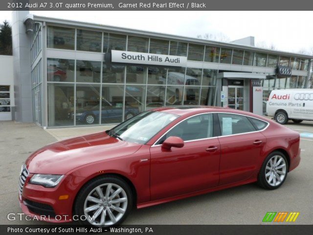 2012 Audi A7 3.0T quattro Premium in Garnet Red Pearl Effect