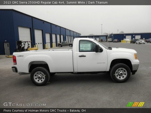 2013 GMC Sierra 2500HD Regular Cab 4x4 in Summit White