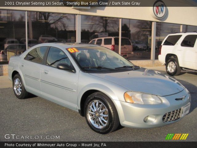 2001 Chrysler Sebring LXi Sedan in Sterling Blue Satin Glow