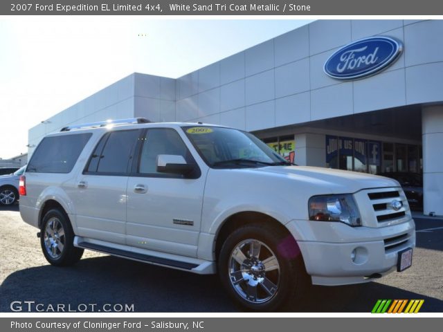 2007 Ford Expedition EL Limited 4x4 in White Sand Tri Coat Metallic