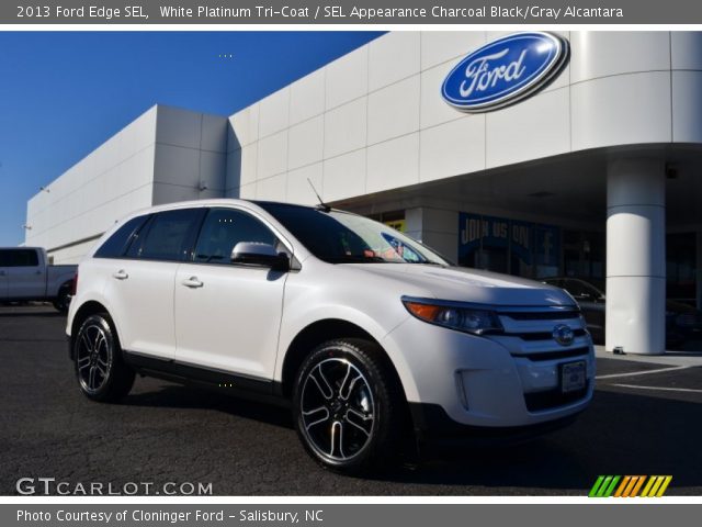 2013 Ford Edge SEL in White Platinum Tri-Coat