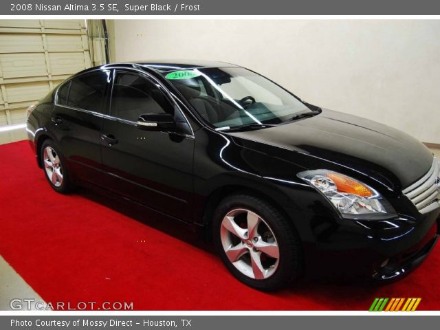 2008 Nissan Altima 3.5 SE in Super Black