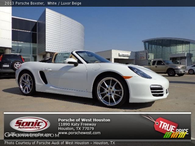 2013 Porsche Boxster  in White