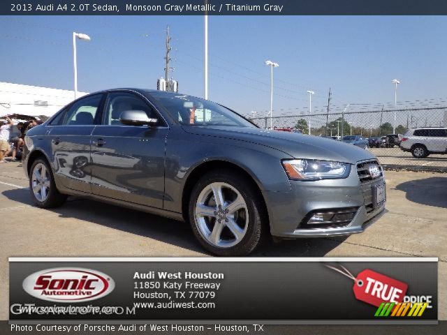 2013 Audi A4 2.0T Sedan in Monsoon Gray Metallic