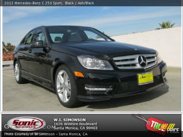 2013 Mercedes-Benz C 250 Sport in Black