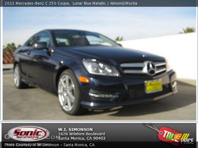 2013 Mercedes-Benz C 250 Coupe in Lunar Blue Metallic