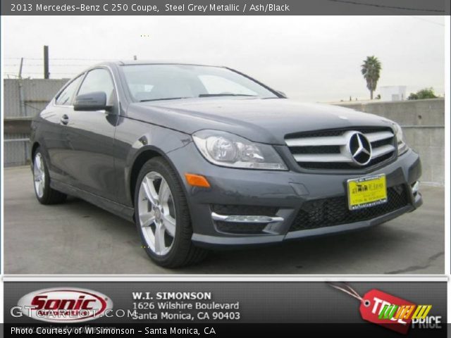 2013 Mercedes-Benz C 250 Coupe in Steel Grey Metallic