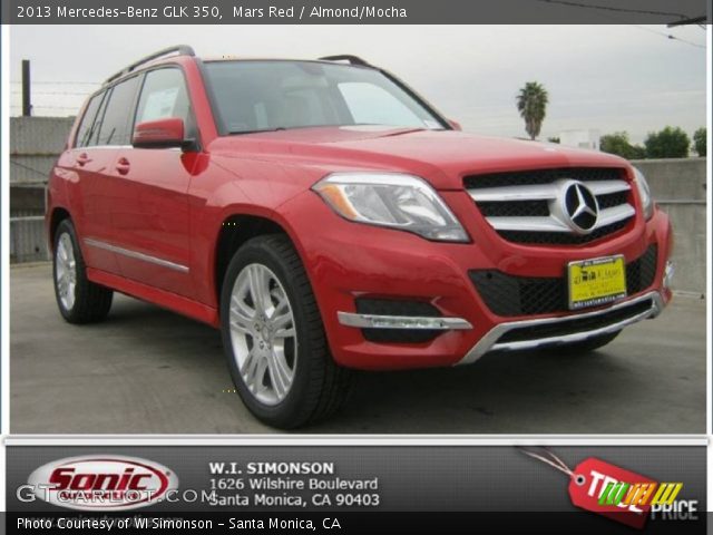 2013 Mercedes-Benz GLK 350 in Mars Red