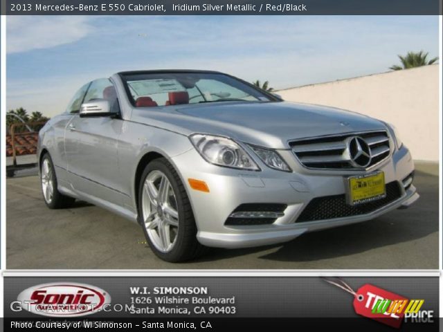 2013 Mercedes-Benz E 550 Cabriolet in Iridium Silver Metallic