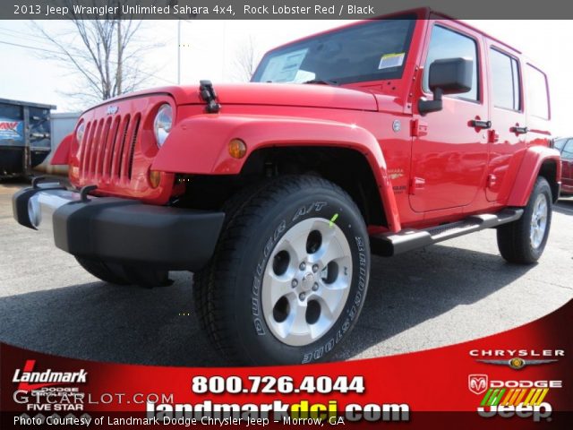 2013 Jeep Wrangler Unlimited Sahara 4x4 in Rock Lobster Red