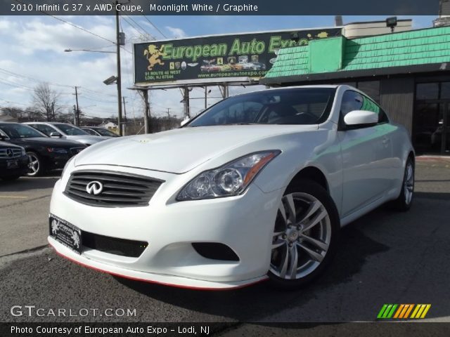 2010 Infiniti G 37 x AWD Coupe in Moonlight White