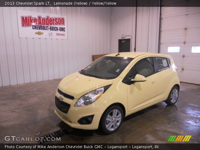 2013 Chevrolet Spark LT in Lemonade (Yellow)