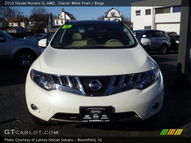 2010 Nissan Murano SL AWD in Glacier White Pearl