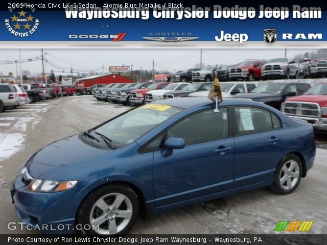 2009 Honda Civic LX-S Sedan in Atomic Blue Metallic