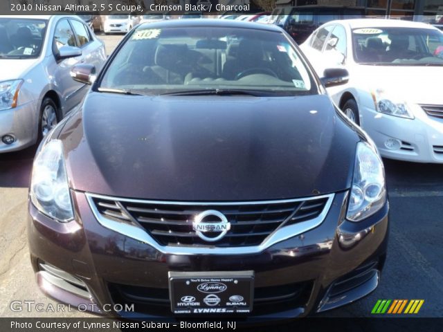 2010 Nissan Altima 2.5 S Coupe in Crimson Black