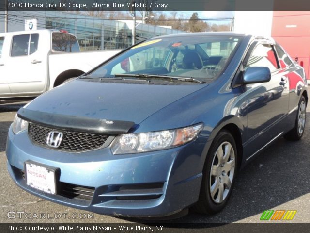 2010 Honda Civic LX Coupe in Atomic Blue Metallic