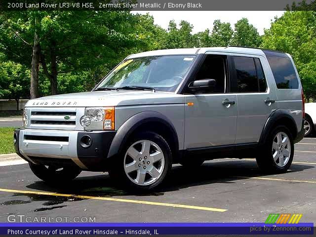 2008 Land Rover LR3 V8 HSE in Zermatt Silver Metallic