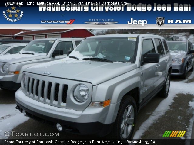 2013 Jeep Patriot Latitude 4x4 in Bright Silver Metallic