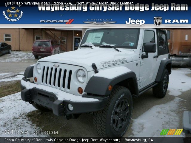 2013 Jeep Wrangler Moab Edition 4x4 in Bright White