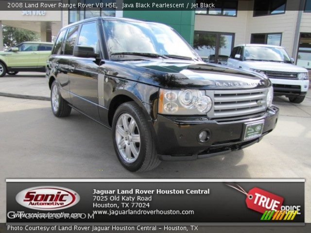 2008 Land Rover Range Rover V8 HSE in Java Black Pearlescent