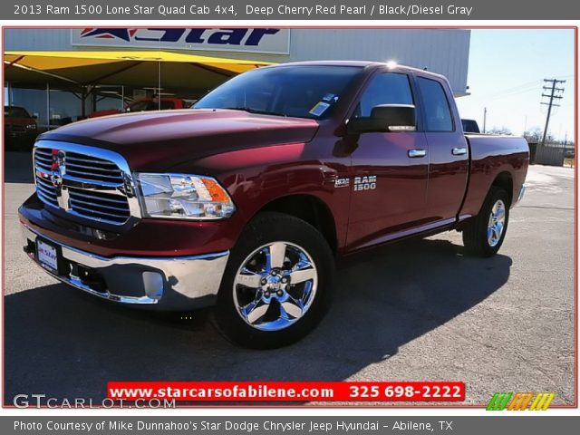 2013 Ram 1500 Lone Star Quad Cab 4x4 in Deep Cherry Red Pearl