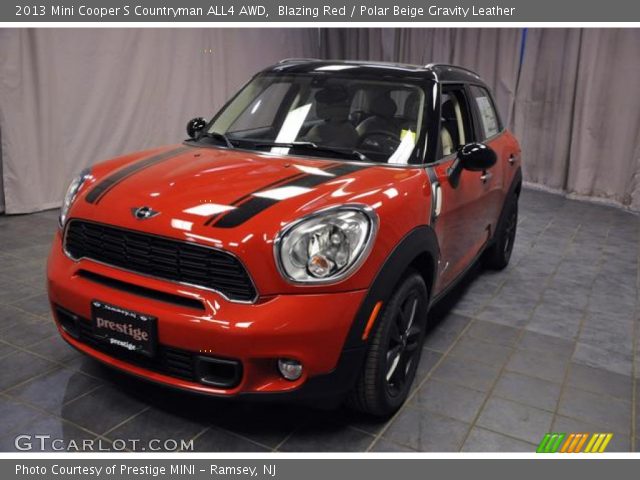 2013 Mini Cooper S Countryman ALL4 AWD in Blazing Red
