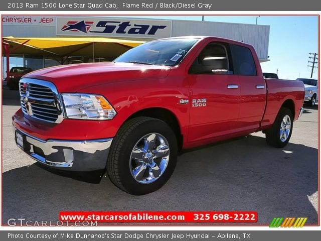 2013 Ram 1500 Lone Star Quad Cab in Flame Red