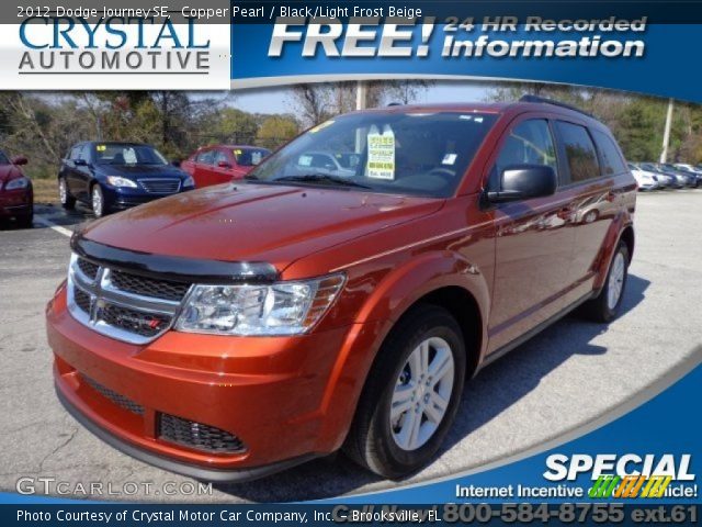 2012 Dodge Journey SE in Copper Pearl