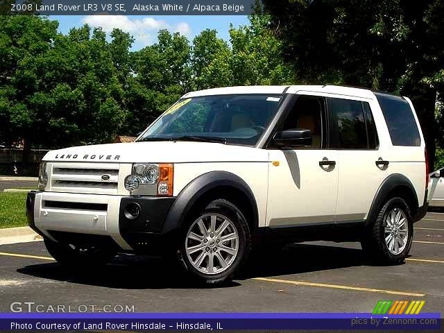 2008 Land Rover LR3 V8 SE in Alaska White